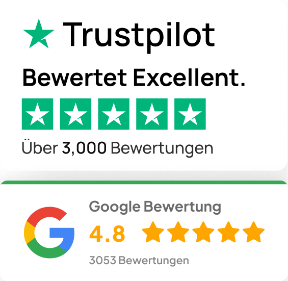 Trustpilot & google bewertung