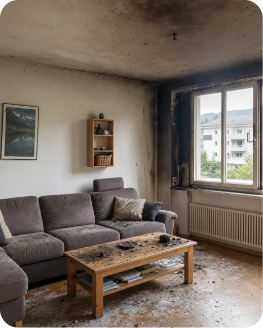 Experten für Brandschaden- und Rußreinigung